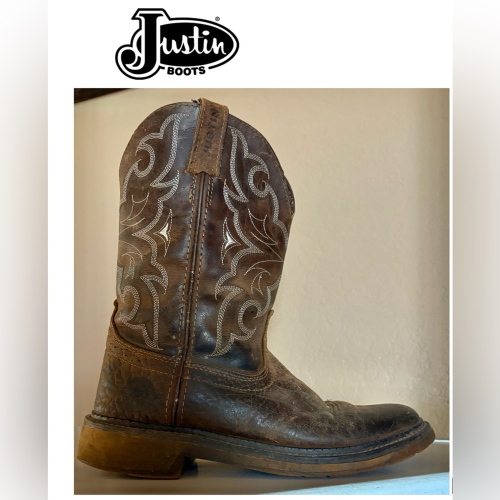 Justin Work boots WK4310 Amarillo 11” safety shoes - Men’s 8D